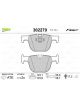 Valeo Brake Pad Set with Anti-Squeak Plate 123.1mm Width