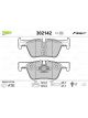 Valeo Brake Pad Set with Anti-Squeak Plate 123.2mm Width