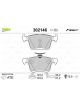 Valeo Brake Pad Set with Anti-Squeak Plate 123.2mm Width