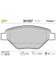 Valeo Brake Pad Set with Anti-Squeak Plate 123mm Width