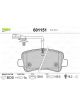 Valeo Brake Pad Set with Anti-Squeak Plate 128.6mm Width