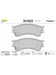 Valeo Brake Pad Set with Anti-Squeak Plate 129.4mm Width