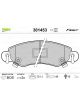 Valeo Brake Pad Set with Anti-Squeak Plate 131.1mm Width