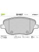 Valeo Brake Pad Set with Anti-Squeak Plate 131.5mm Width