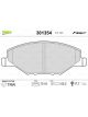 Valeo Brake Pad Set with Anti-Squeak Plate 131.6mm Width