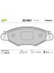 Valeo Brake Pad Set with Anti-Squeak Plate 131mm Width