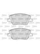 Valeo Brake Pad Set with Anti-Squeak Plate 132.8mm Width