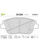 Valeo Brake Pad Set with Anti-Squeak Plate 133.1mm Width