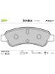 Valeo Brake Pad Set with Anti-Squeak Plate 137mm Width