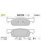 Valeo Brake Pad Set with Anti-Squeak Plate 140.1mm Width