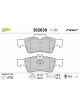 Valeo Brake Pad Set with Anti-Squeak Plate 142mm Width