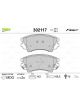 Valeo Brake Pad Set with Anti-Squeak Plate 142mm Width