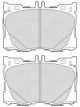 Valeo Brake Pad Set with Anti-Squeak Plate 142mm Width
