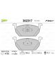 Valeo Brake Pad Set with Anti-Squeak Plate 146mm Width