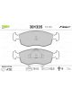 Valeo Brake Pad Set with Anti-Squeak Plate 151.5mm Width