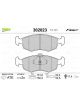 Valeo Brake Pad Set with Anti-Squeak Plate 151.6mm Width