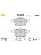 Valeo Brake Pad Set with Anti-Squeak Plate 155.3mm Width