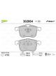 Valeo Brake Pad Set with Anti-Squeak Plate 155.3mm Width