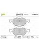 Valeo Brake Pad Set with Anti-Squeak Plate 156.6mm Width