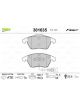 Valeo Brake Pad Set with Anti-Squeak Plate 156.7mm Width