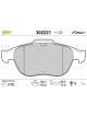 Valeo Brake Pad Set with Anti-Squeak Plate 156.7mm Width