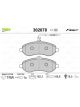 Valeo Brake Pad Set with Anti-Squeak Plate 162mm Width