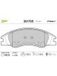 Valeo Brake Pad Set with Anti-Squeak Plate 165.2mm Width