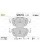Valeo Brake Pad Set with Anti-Squeak Plate 180.4mm Width