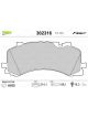 Valeo Brake Pad Set with Anti-Squeak Plate 214mm Width