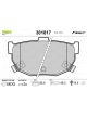 Valeo Brake Pad Set with Anti-Squeak Plate 85.6mm Width