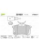 Valeo Brake Pad Set with Anti-Squeak Plate 87.2mm Width
