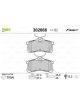 Valeo Brake Pad Set with Anti-Squeak Plate 87.4mm Width