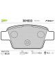 Valeo Brake Pad Set with Anti-Squeak Plate 95.1mm Width