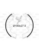 Valeo Brake Shoe Set 25mm Width 180mm Dia