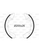Valeo Brake Shoe Set 25mm Width 200mm Dia