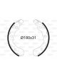 Valeo Brake Shoe Set 30mm Width 180mm Dia