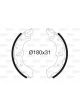 Valeo Brake Shoe Set 31mm Width 180mm Dia
