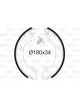 Valeo Brake Shoe Set 34mm Width 180mm Dia