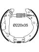 Valeo Brake Shoe Set 35mm Wheel Brake Cylinder Pre-Assembled 220mm