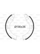 Valeo Brake Shoe Set 35mm Width 180mm Dia