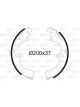 Valeo Brake Shoe Set 37mm Width 200mm Dia