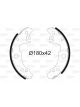 Valeo Brake Shoe Set 40mm Width 180mm Dia