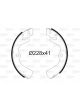 Valeo Brake Shoe Set 40mm Width 228mm Dia