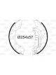 Valeo Brake Shoe Set 47mm Width 254mm Dia