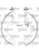 Valeo Brake Shoe Set 50mm Wheel Brake Cylinder Not Pre-Mounted 254mm