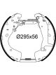Valeo Brake Shoe Set 56mm Wheel Brake Cylinder Pre-Assembled 295mm