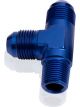 Aeroflow Tee With NPT On Run 3/4 Inch to -16AN Blue