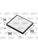 Valeo Cabin Air Filter Height 29mm, Width 243mm, Length 292mm Particle
