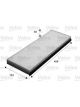 Valeo Cabin Air Filter Height 30mm, Width 153mm, Length 454mm Particle
