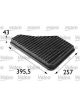 Valeo Cabin Air Filter Height 43mm, Width 257mm, Length 395mm Charcoal